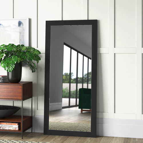 Langley Street Sandersville Wood Rectangle Mirror & Reviews Wayfair